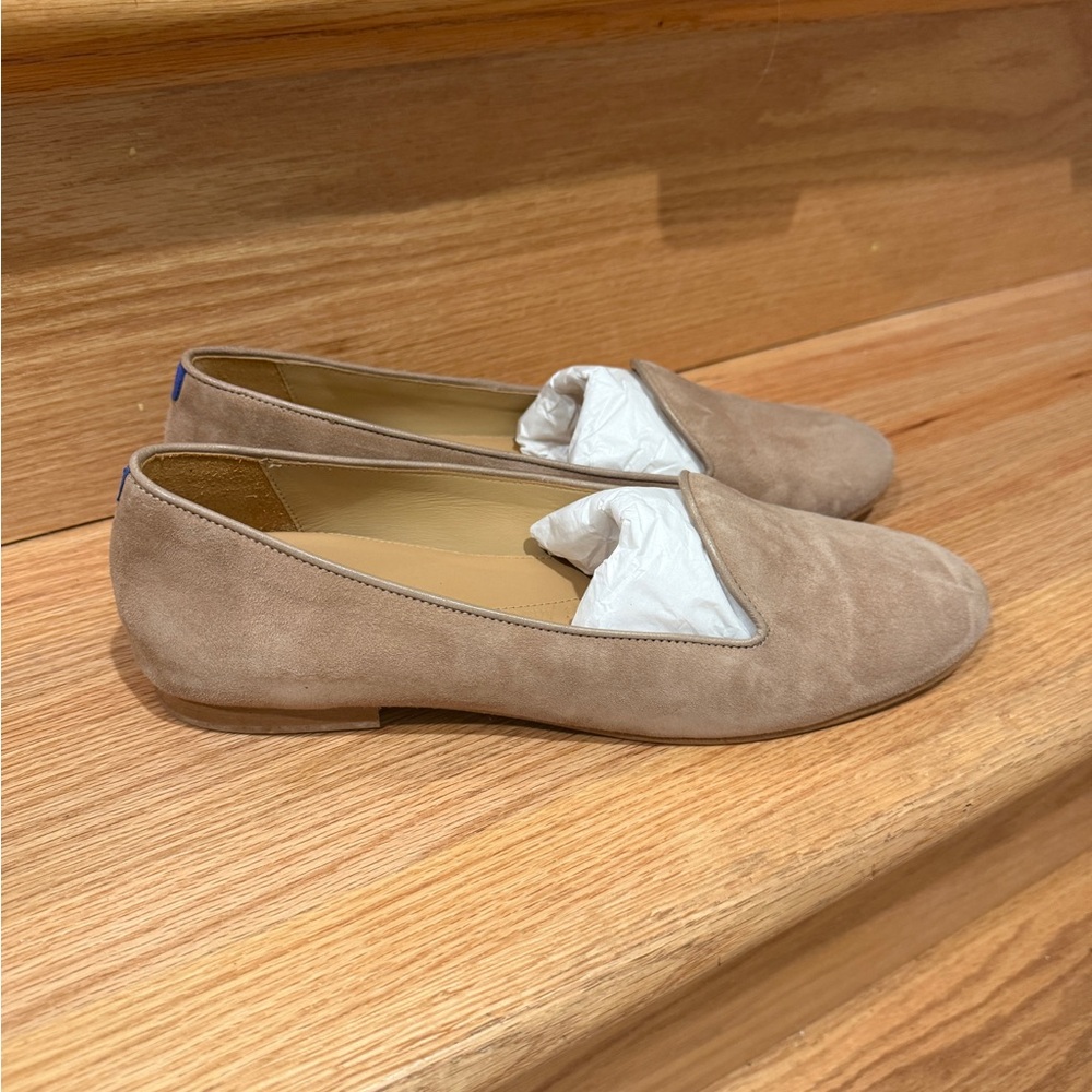 Chic Tan Suede Women's Loafers